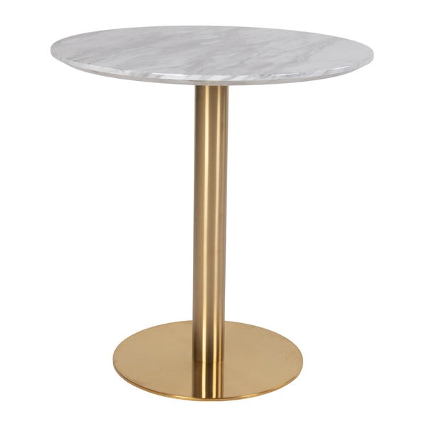 Apaļš ēdamgalds ar marmora imitācijas galda virsmu ø 70 cm Bolzano – House Nordic