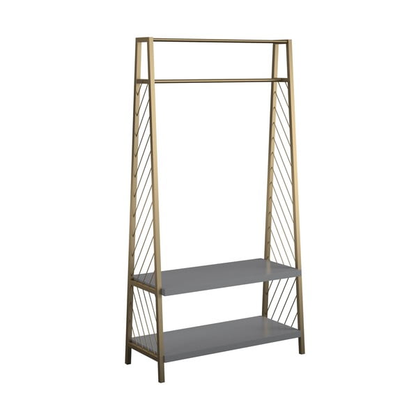 Pelēka un zelta krāsas priekšnama iekārta CosmoLiving by Cosmopolitan Brielle-image-2