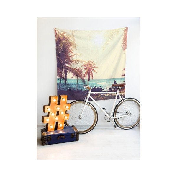 Mikrošķiedras gobelēns Really Nice Things Beach, 140 x 140 cm-image-2