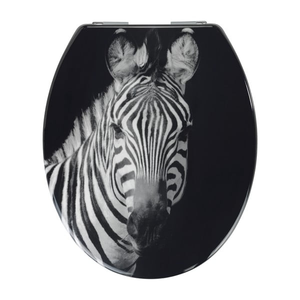 Tualetes poda sēdeklis ar automātisku aizvēršanos 37,5 x 45 cm Zebra – Allstar