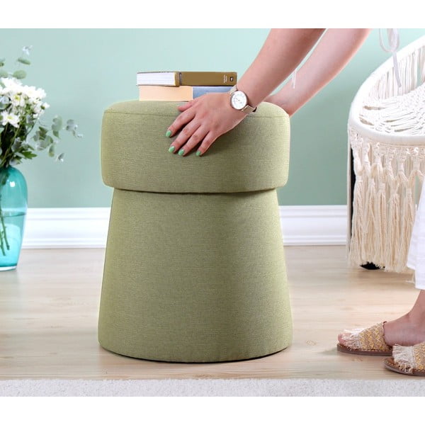 Gaiši zaļš pufs Beans – Artie-image-3