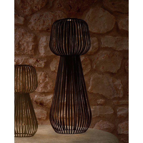 LED galda āra gaismeklis ar regulējamu spilgtumu ar saules baterijām (augstums 70 cm) Reiba – Kave Home-image-1