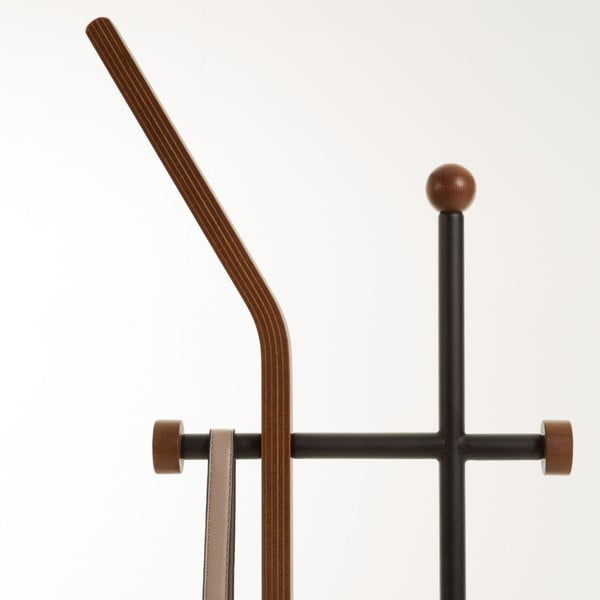 Mēteļu pakaramais ar valriekstu koka imitāciju Kave Home Magali-image-2