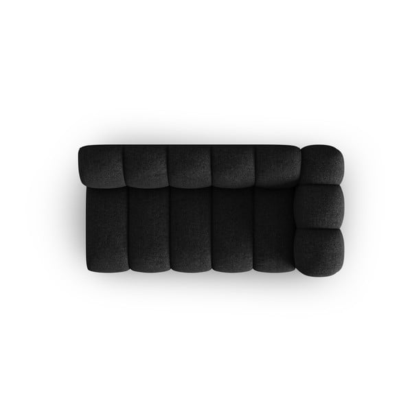 Melns/antracīta pelēks modulārais dīvāns (ar labo stūri) Lupine – Micadoni Home-image-2