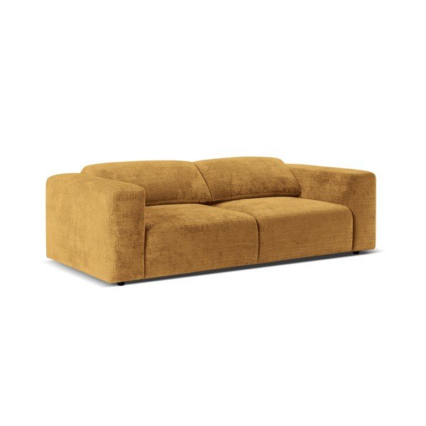 Okera dzeltens dīvāns 234 cm Cruz – Micadoni Home-image-2
