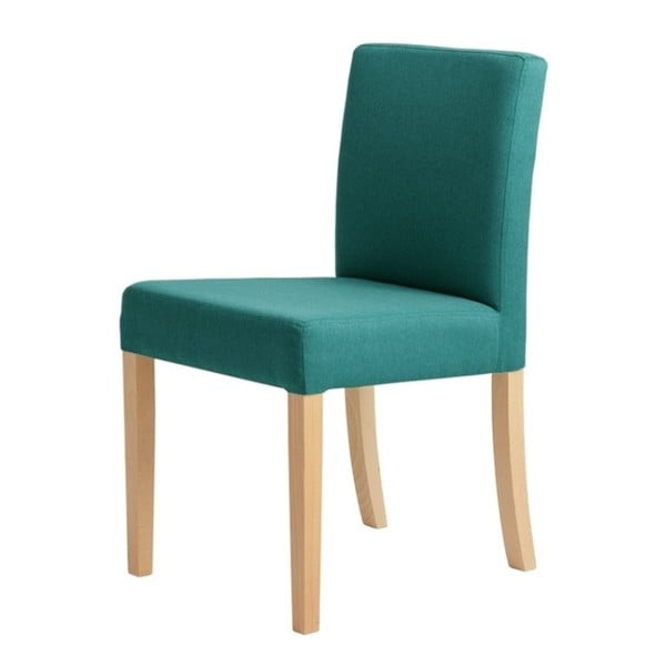 Turkīza krāsas krēsls ar dabīgām kājām Custom Form Wilton