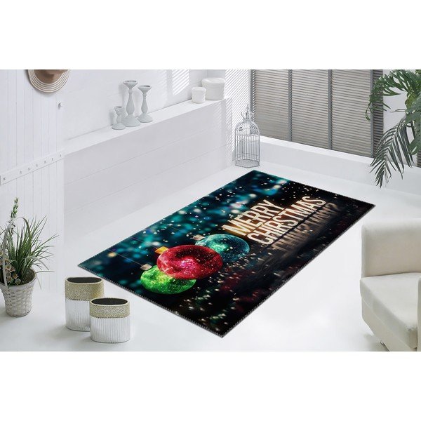Paklājs Vitaus Ziemassvētku periodam Trīs bumbas ar uzrakstu, 50 x 80 cm-image-1