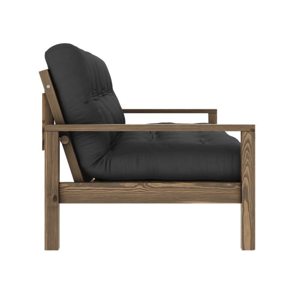 Tumši pelēks salokāms dīvāns 205 cm Knob – Karup Design-image-4