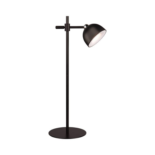 Melna LED galda lampa ar regulējamu spilgtumu/ar klipsi (augstums 41 cm) Maxima – Trio