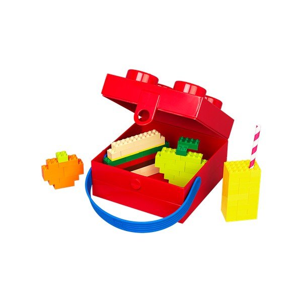 Sarkana uzglabāšanas kaste ar rokturi LEGO®-image-1