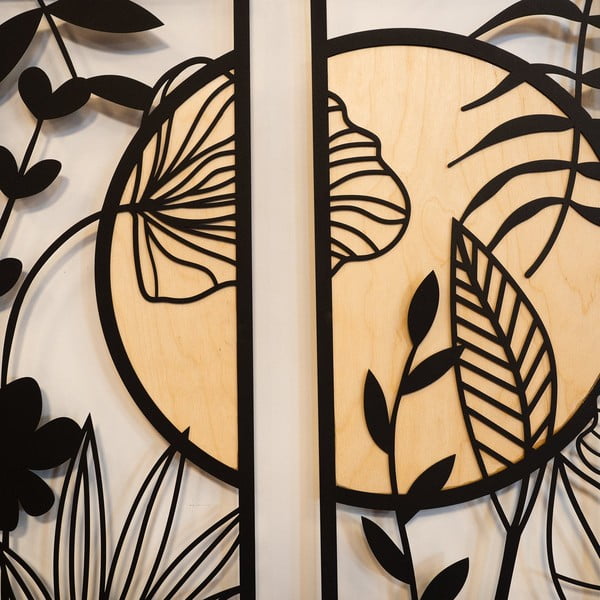 Metāla sienas dekors 29x68 cm Meadow – Wallity-image-2