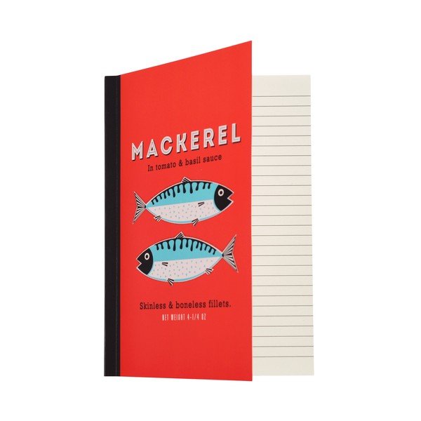 Piezīmju klade 60 lappuses A5 formāts Fish – Rex London-image-1