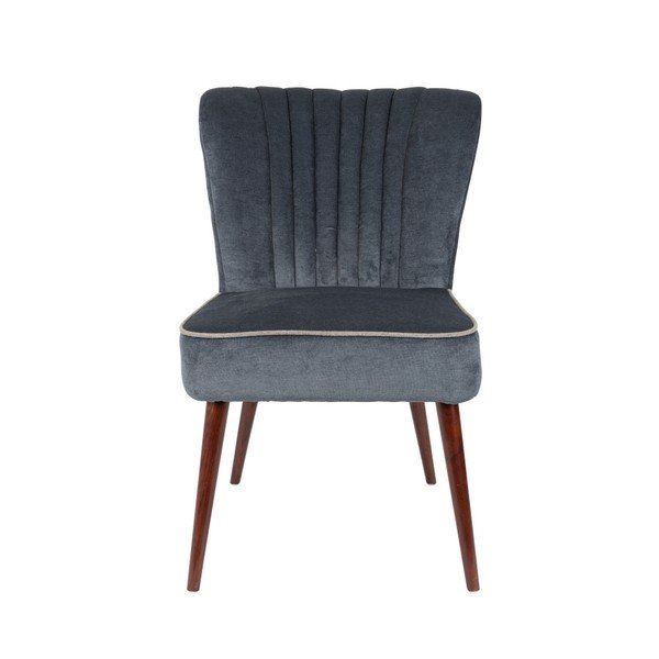 2 tumši pelēku Dutchbone Pinzon krēslu komplekts-image-1