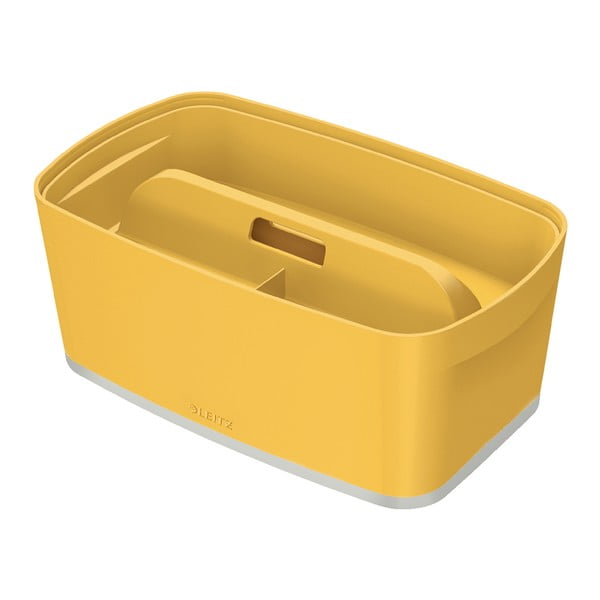 Dzeltena glabāšanas kaste ar vāku Leitz Cosy, tilpums 5 l-image-4