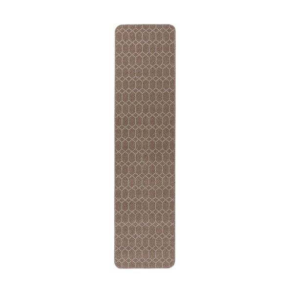 Brūns mazgājams celiņa paklājs 57x230 cm Argyll – Flair Rugs