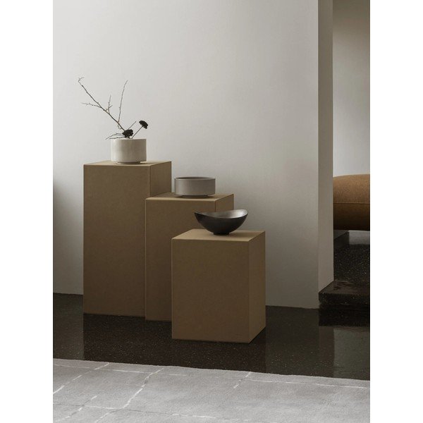 Puķu podu statīvs no ādas imitācijas/kartona (augstums 60 cm) Sahla – Blomus-image-1