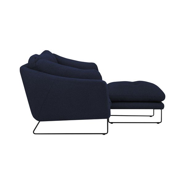 Tumši zils dīvāna un pufa komplekts Windsor & Co Sofas Comet-image-2