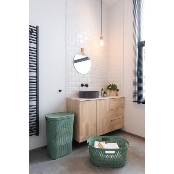 Zaļš veļas grozs Curver Infinity Hamper, 40 l-image-2