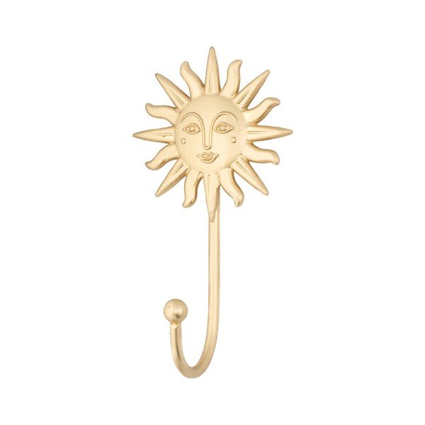 Zelta krāsas metāla sienas āķis Sun – Sass & Belle