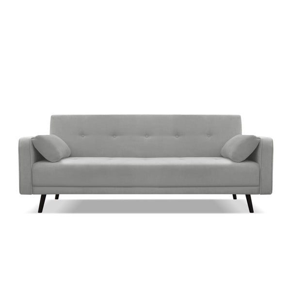 Tumši pelēks dīvāns gulta Cosmopolitan Design Bristol, 212 cm