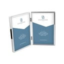 Sudraba krāsas metāla stāvošs/piekarināms foto rāmis 26x18 cm Sweet Memory – Zilverstad