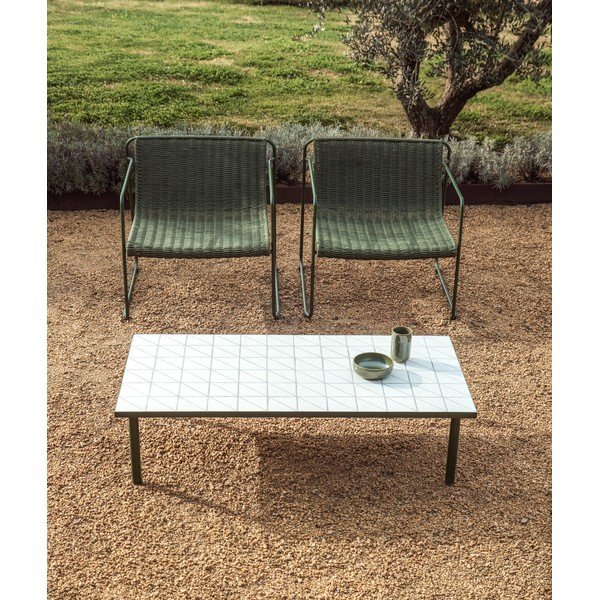 Dārza kafijas galdiņš ar keramikas virsmu 61x122 cm Maurina – Kave Home-image-1
