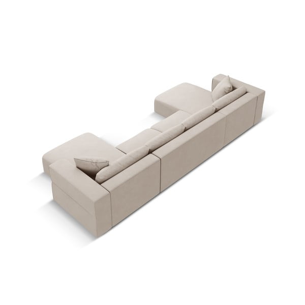 Bēšs stūra dīvāns (U veida) Esther – Milo Casa-image-3