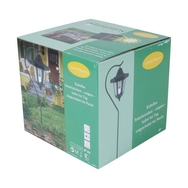 Āra gaismeklis ar saules baterijām (augstums 79 cm) – Garden Pleasure-image-4