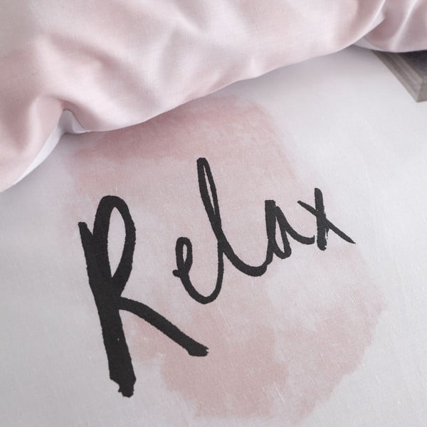 Balta/rozā divguļamā gultas veļa 230x220 cm Sleep Dreams – Catherine Lansfield-image-4