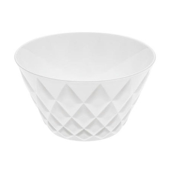 Balts plastmasas trauks Koziol Crystal
