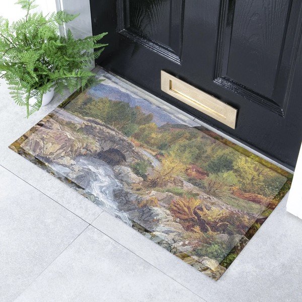 Pārstrādātas plastmasas kājslauķis 40x70 cm Autumn Nature Landscape  – Artsy Doormats-image-1