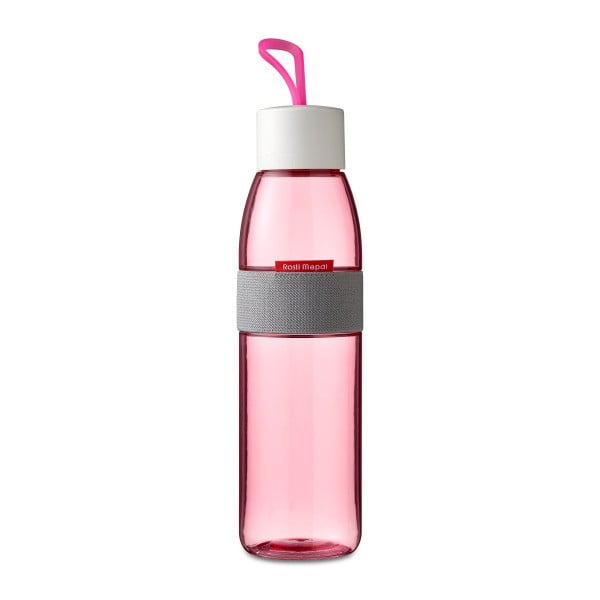 Fuksijas krāsas ūdens pudele Rosti Mepal Ellipse, 500 ml