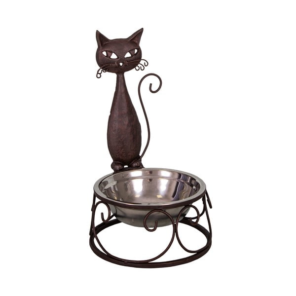 Kaķu bļoda ar dekoratīvu dizainu Antic Line Cat, augstums 32 cm