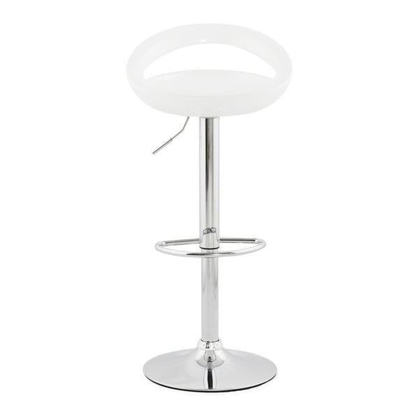 Balts Kokoon Design Venus regulējams grozāms bāra krēsls