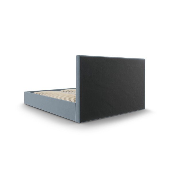Gaiši zila samta divguļamā gulta Mazzini Beds Nerin, 180 x 200 cm-image-4