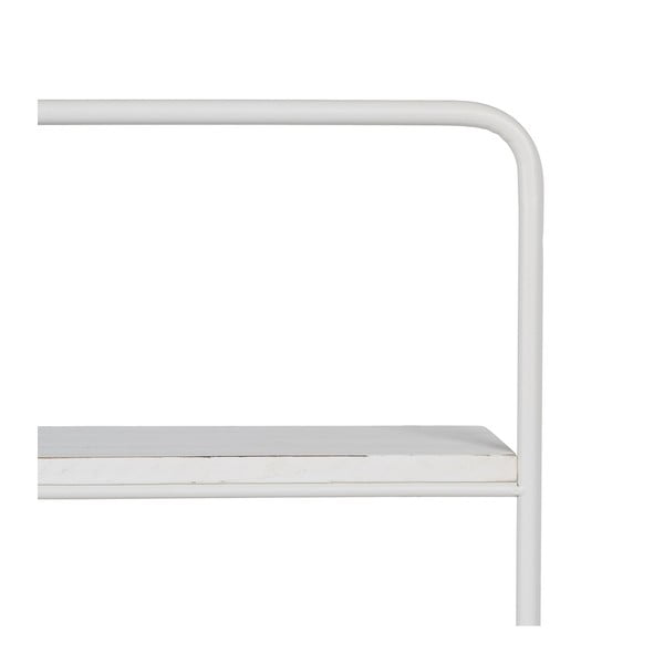 Balts daudzlīmeņu metāla sienas plaukts 51 cm – Ixia-image-1