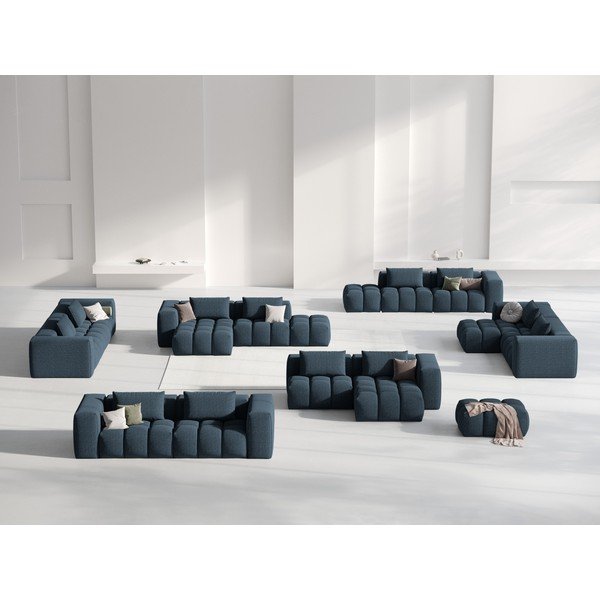 Tumši zils stūra dīvāns (ar labo stūri/ar zvilni) Verona – Cosmopolitan Design-image-1