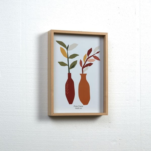 Dabīga toņa stāvošs foto rāmis 22,5x31,5 cm Flavina – Kave Home-image-2