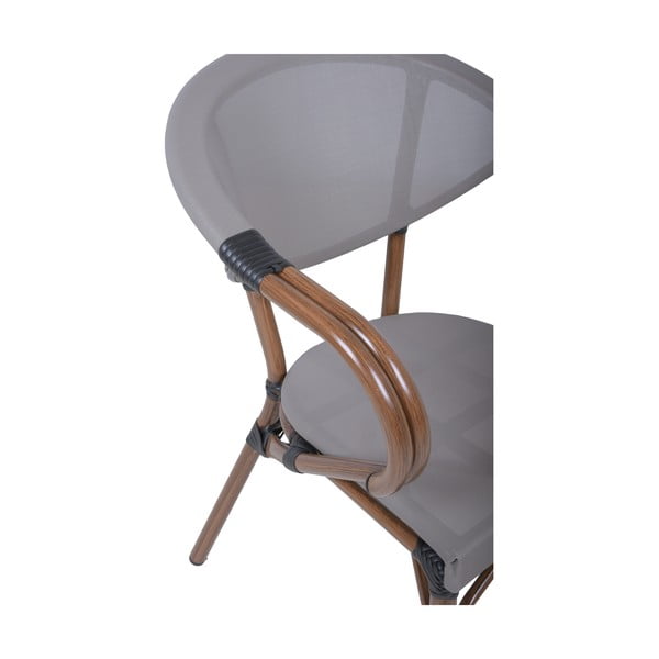 Bēšs metāla dārza krēsls Toskana – Garden Pleasure-image-2