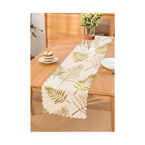 Galda celiņš 45x140 cm Leaves – Minimalist Cushion Covers-image-2