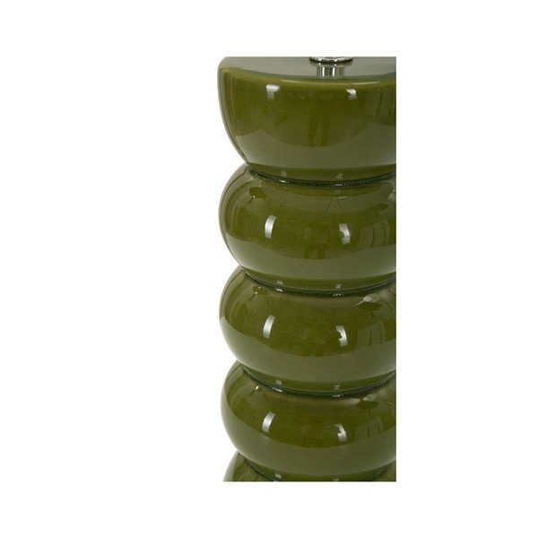 Balta/zaļa keramikas galda lampa ar auduma abažūru (augstums 46 cm) Torr – Mauro Ferretti-image-3