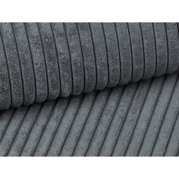 Tumši pelēks velveta stūra dīvāns (ar kreiso stūri/ar zvilni) Campi – Cosmopolitan Design-image-4