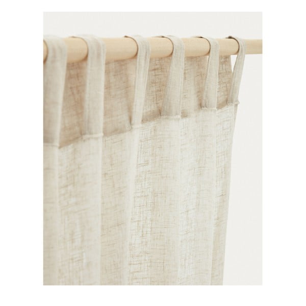 Bēšs aizkars 140x260 cm Mahina – Kave Home-image-2