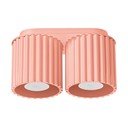 Persiku oranža metāla prožektora tipa lampa 10x21 cm Zora – Sollux