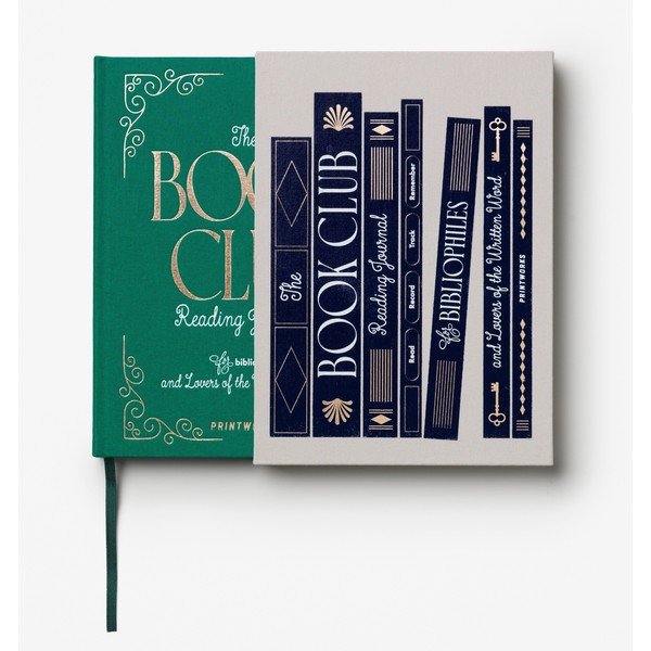 Pierakstu klade 104 lpp. The Book Club Reading Journal – Printworks