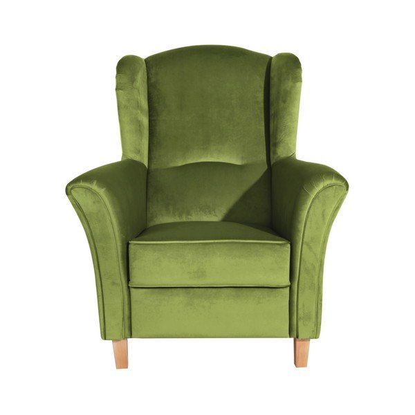 Zaļš atzveltnes krēsls Max Winzer Agnetha Suede-image-2