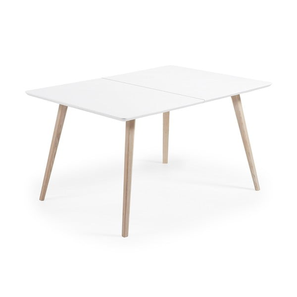 Izvelkams ēdamgalds ar papildu galda virsmu 90x140 cm Eunice – Kave Home