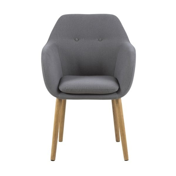 Gaiši pelēks ēdamistabas krēsls Actona Emilia-image-2