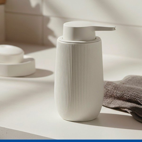 Krēmkrāsas plastmasas ziepju dozators 400 ml Fablo – Wenko-image-1
