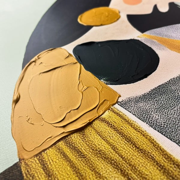 Attēls ar manuāli gleznotiem elementiem 70x100 cm Penelope – Styler-image-2